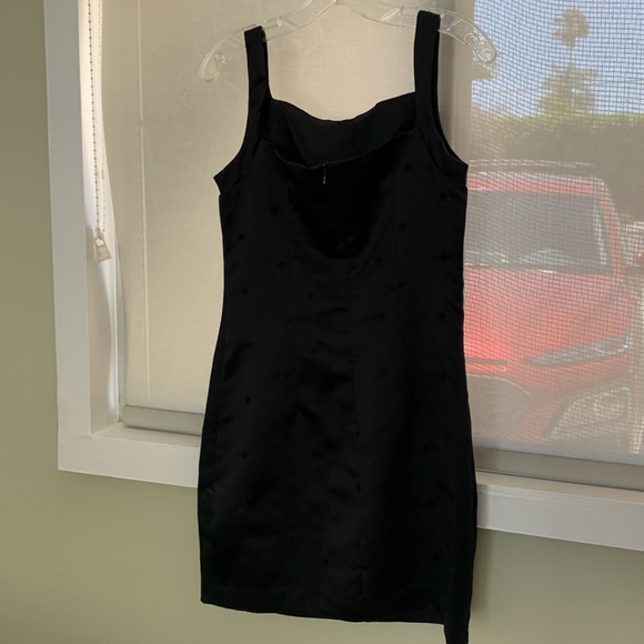 Little Black Dress- satin acetate size 8 - Picture 3 of 6